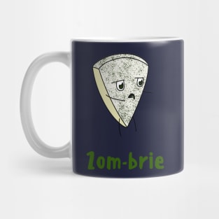 Spooky Zom-brie Halloween Cheese Pun Mug